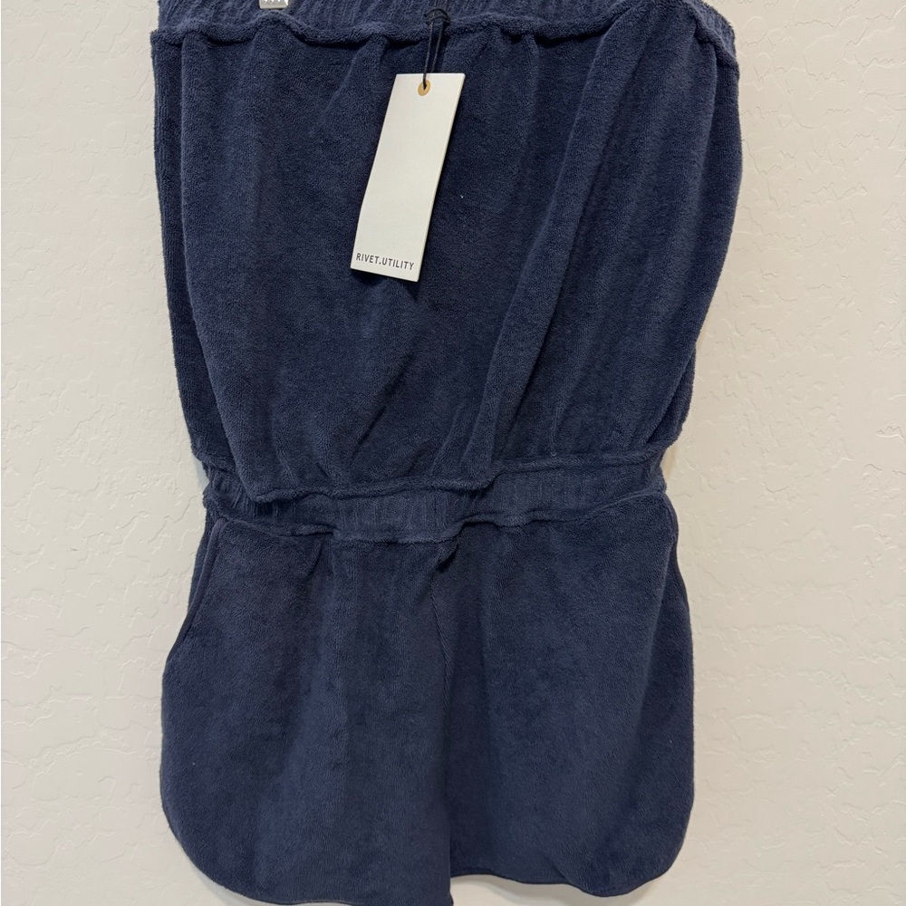 NWT Rivet Utility Strapless Romper - Picture 5 of 6